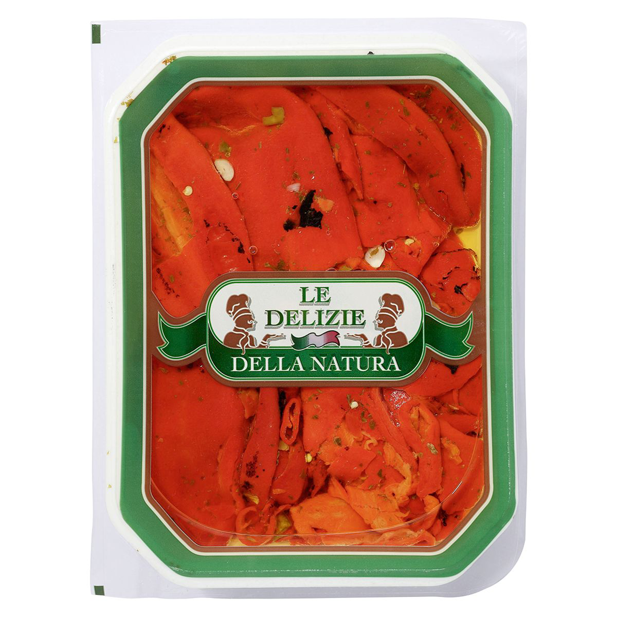 Le Delizie gegrillte Paprika eingelegten in Essig und Öl 1 kg Packung