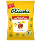 Ricola mit Zucker Original Kräuterzucker - 75 g Beutel