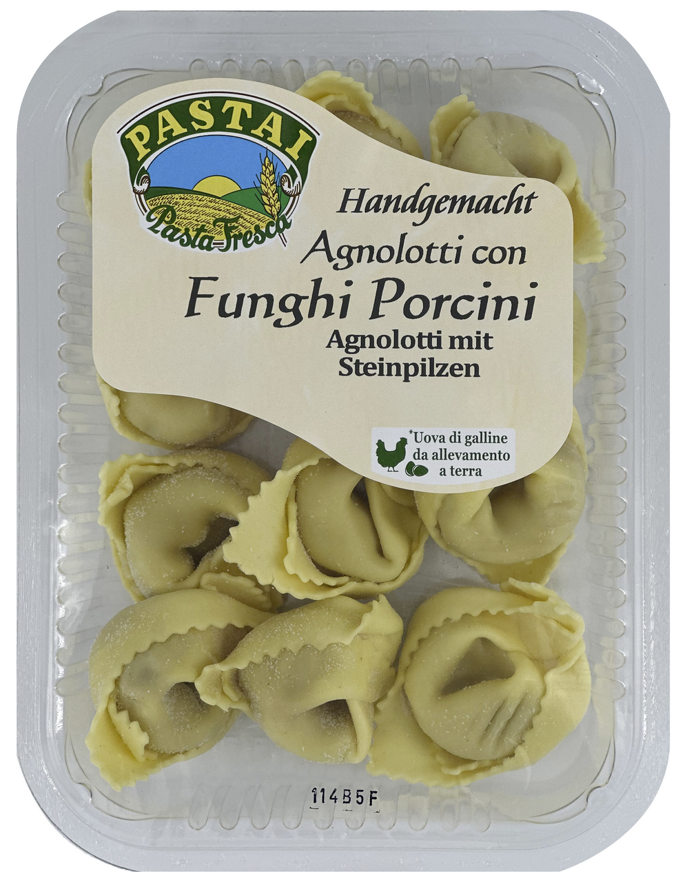 Pastai Agnolotti Funghi Porcini - 250 g Packung