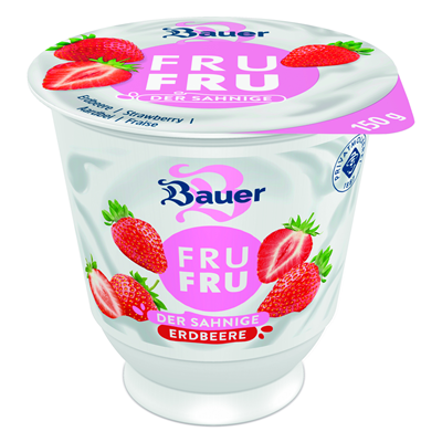Bauer Der Sahnige Erdbeere Fett 150 G Becher Metro