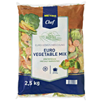 METRO Chef Euro-Mix Gemüsemischung tiefgefroren - 2,5 kg Beutel