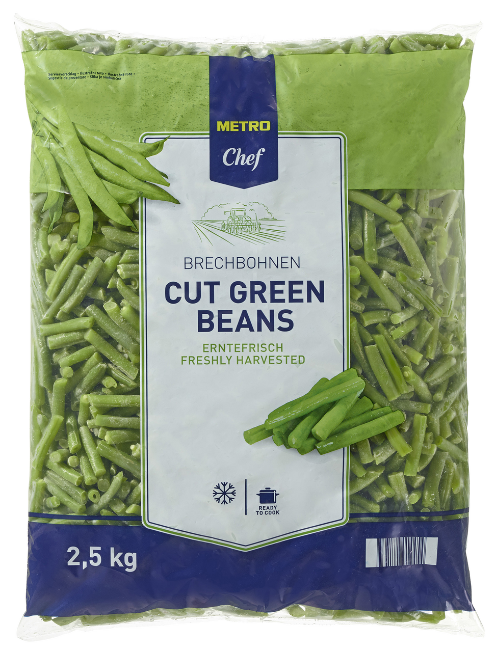 METRO Chef Brechbohnen tiefgefroren - 2,5 kg Beutel