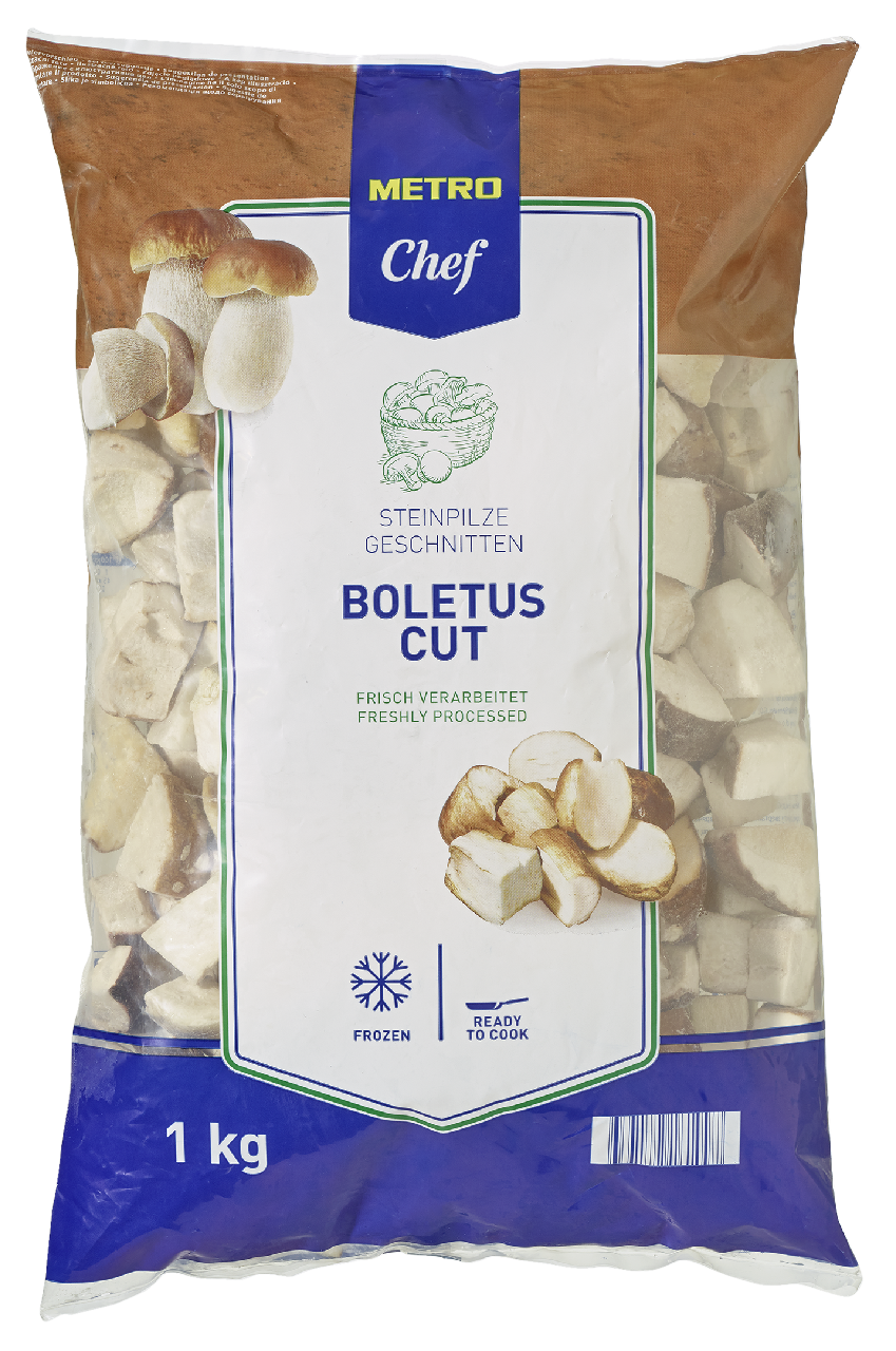 METRO Chef Steinpilze Würfel tiefgefroren - 1 kg Beutel