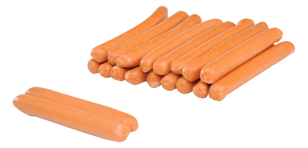 Schleizer Hot Dog Würstchen in Eigenhaut 30 Stück à 45 g 1,35 kg