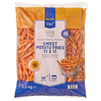METRO Chef Sweet Potato Fries tiefgefroren - 2,50 kg Beutel