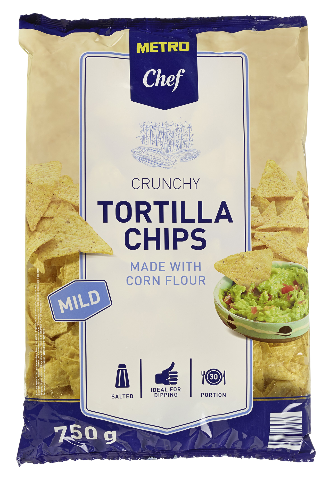 METRO Chef Tortilla Chips Mild - 750 g Beutel