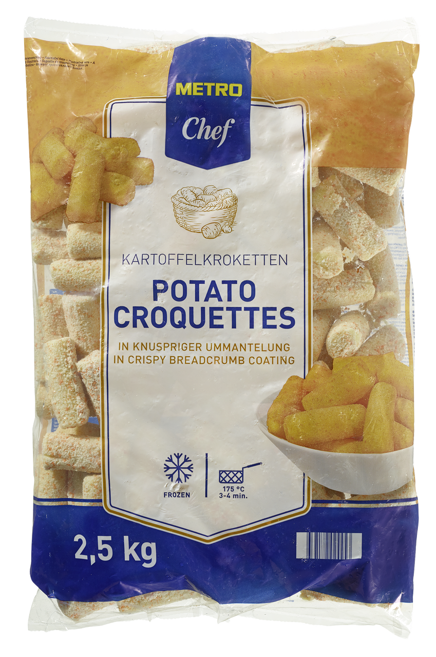 METRO Chef Kartoffelkroketten lang tiefgefroren - 2,5 kg Beutel