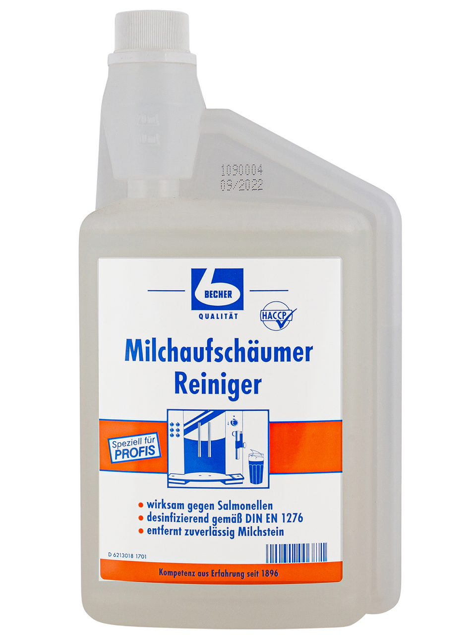 BECHER Milchaufschäumer Reiniger - 1 l Flasche