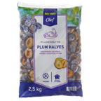 METRO Chef Pflaumenhälften tiefgefroren, erntefrisch, entsteint - 2,5 kg Beutel