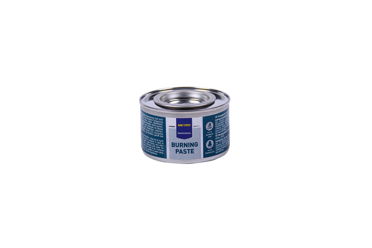 METRO PROFESSIONAL Brennpaste, +/- 3 h Brenndauer, rauchlos - 200 g