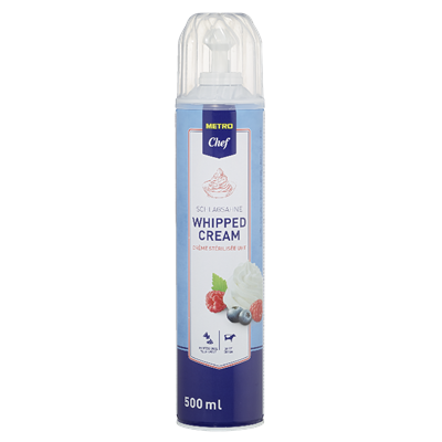 METRO Chef Sprühschlagsahne 35 % Fett - 500 ml Dose
