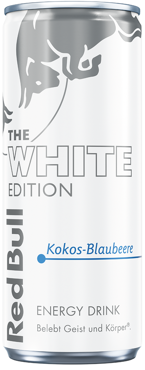 Red Bull Energy Drink White Edition Kokos Blaubeere Einweg - 250 ml Dose