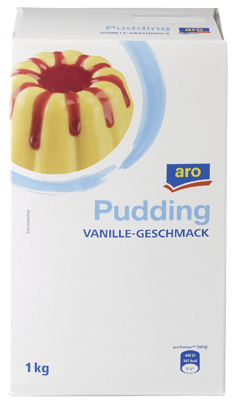 aro Puddingpulver Vanille - 1 kg Packung