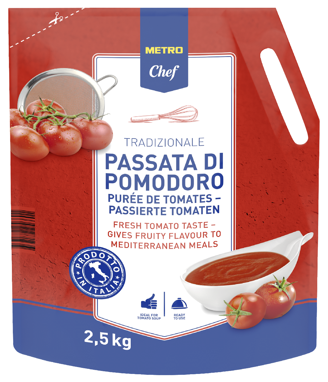 METRO Chef Tomaten passiert - 2,5 kg Beutel