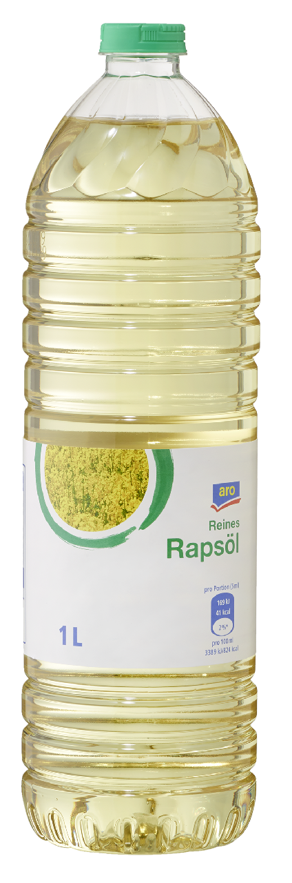 aro Reines Rapsöl PET Flasche - 1 l Flasche