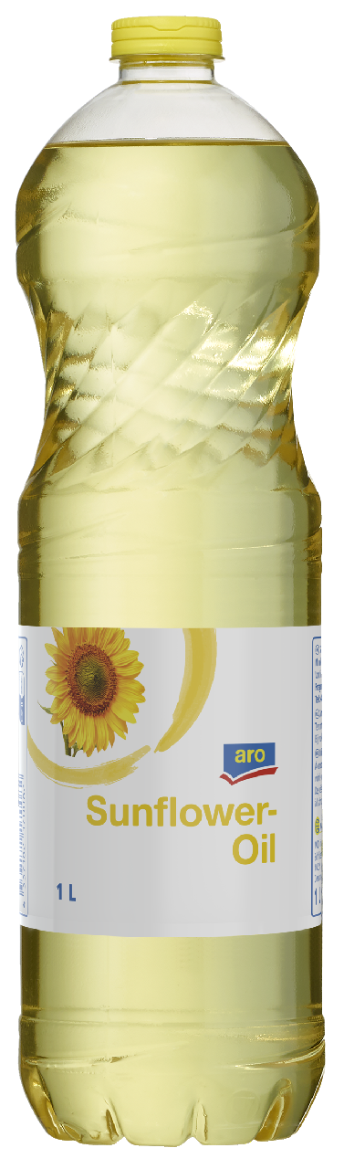 aro Sonnenblumenöl PET 1 l Flasche