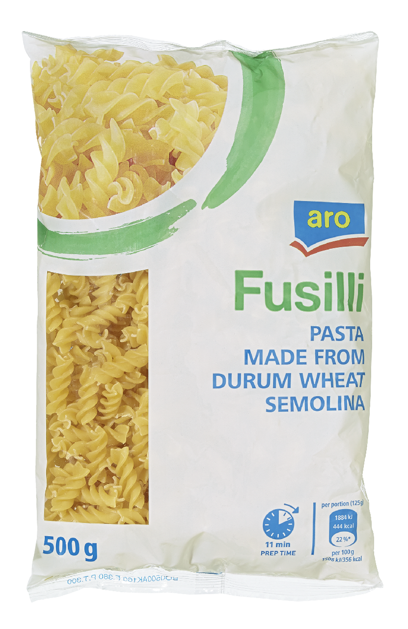 aro Fusilli Spirelli-Nudeln 500 g Beutel