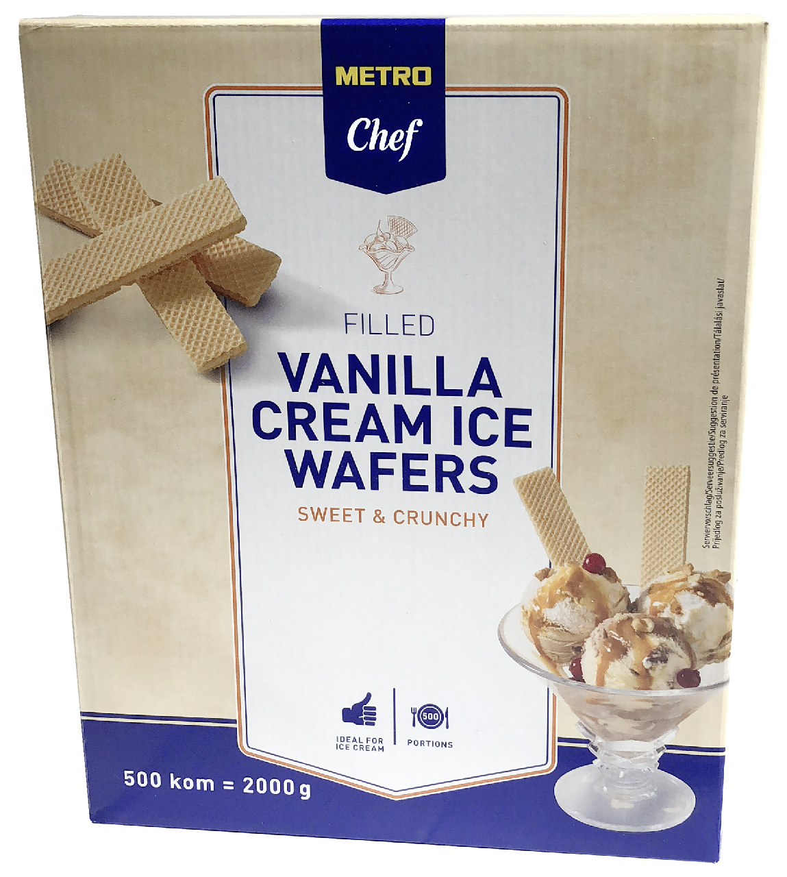 METRO Chef Eiswaffeln 500 Stück - 2 kg