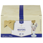 METRO Chef Herzfächerwaffeln 200 Stück - 700 g Packung