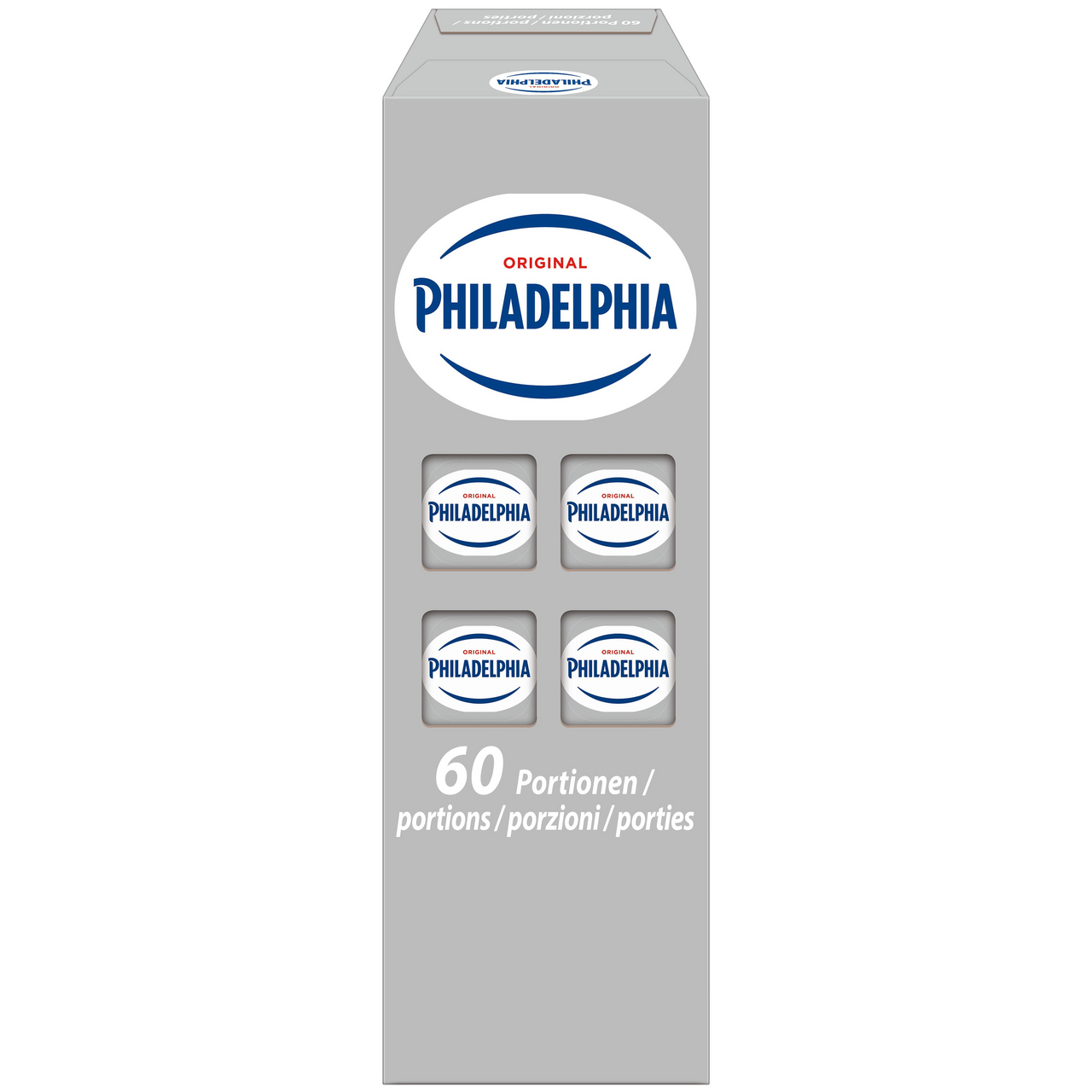 Philadelphia Pur 70 % Fett 60 Stück à 16,67 g gekühlt - 1 kg Tray