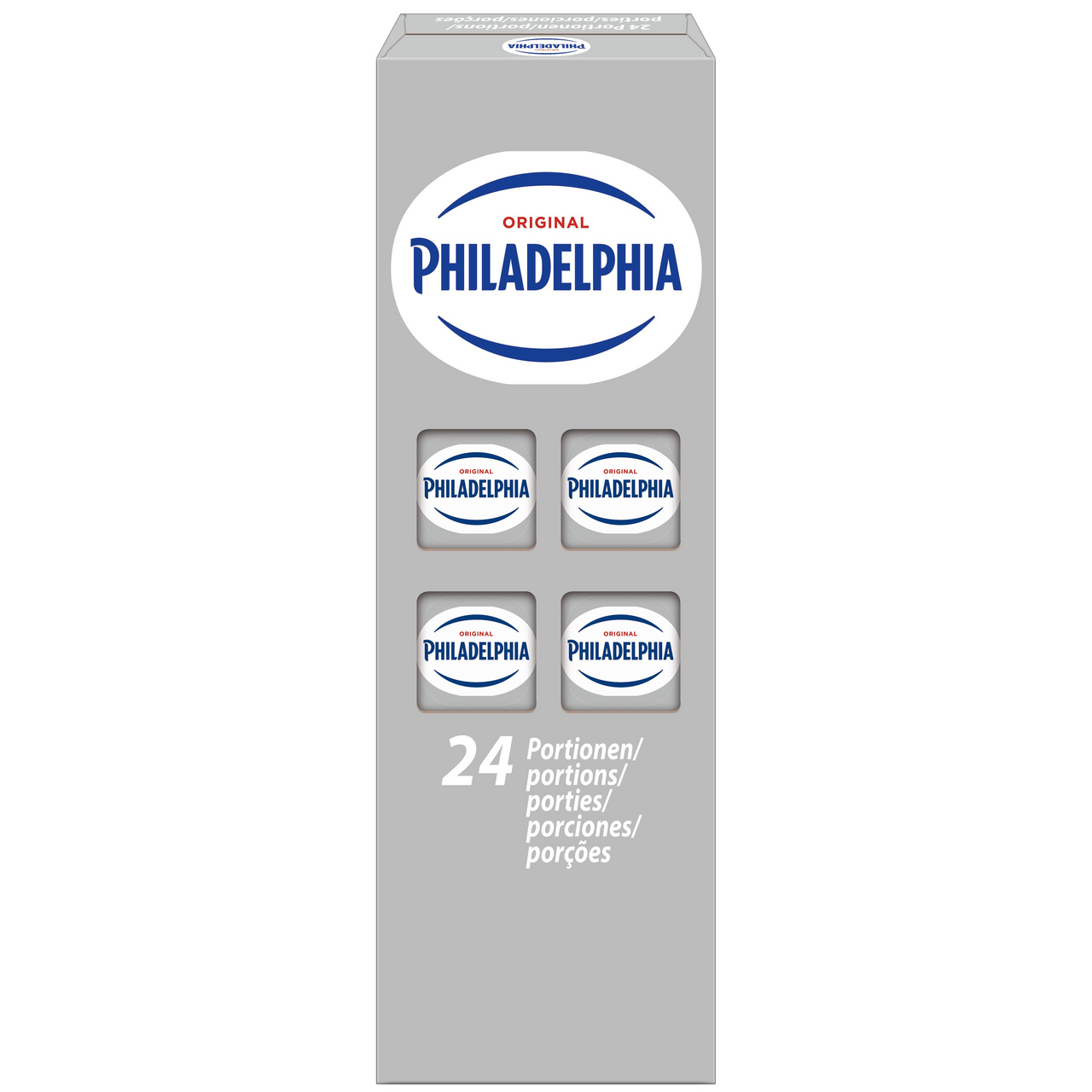 Philadelphia Natur 70 % Fett 24 Stück à 16,67 g gekühlt - 400 g Tray