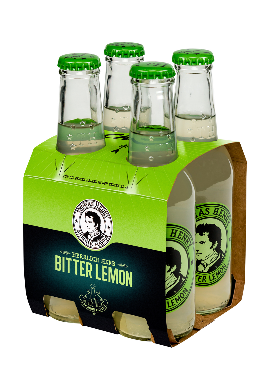 Thomas Henry Bitter Lemon Mehrweg 4 x 0,2 l Flasche