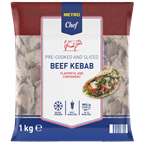 METRO Chef Rind Kebab vorgegart tiefgefroren - 1 kg Beutel