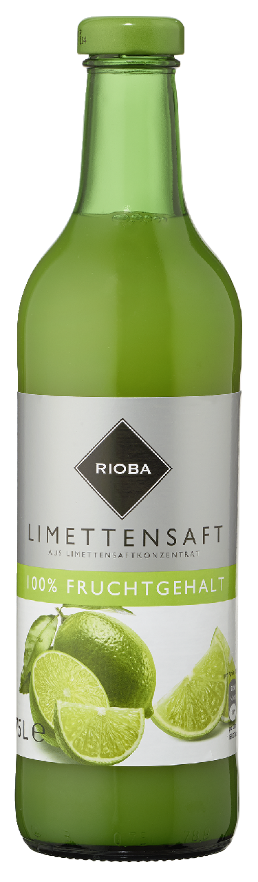 RIOBA Limettensaft - 6 x 750 ml Flaschen