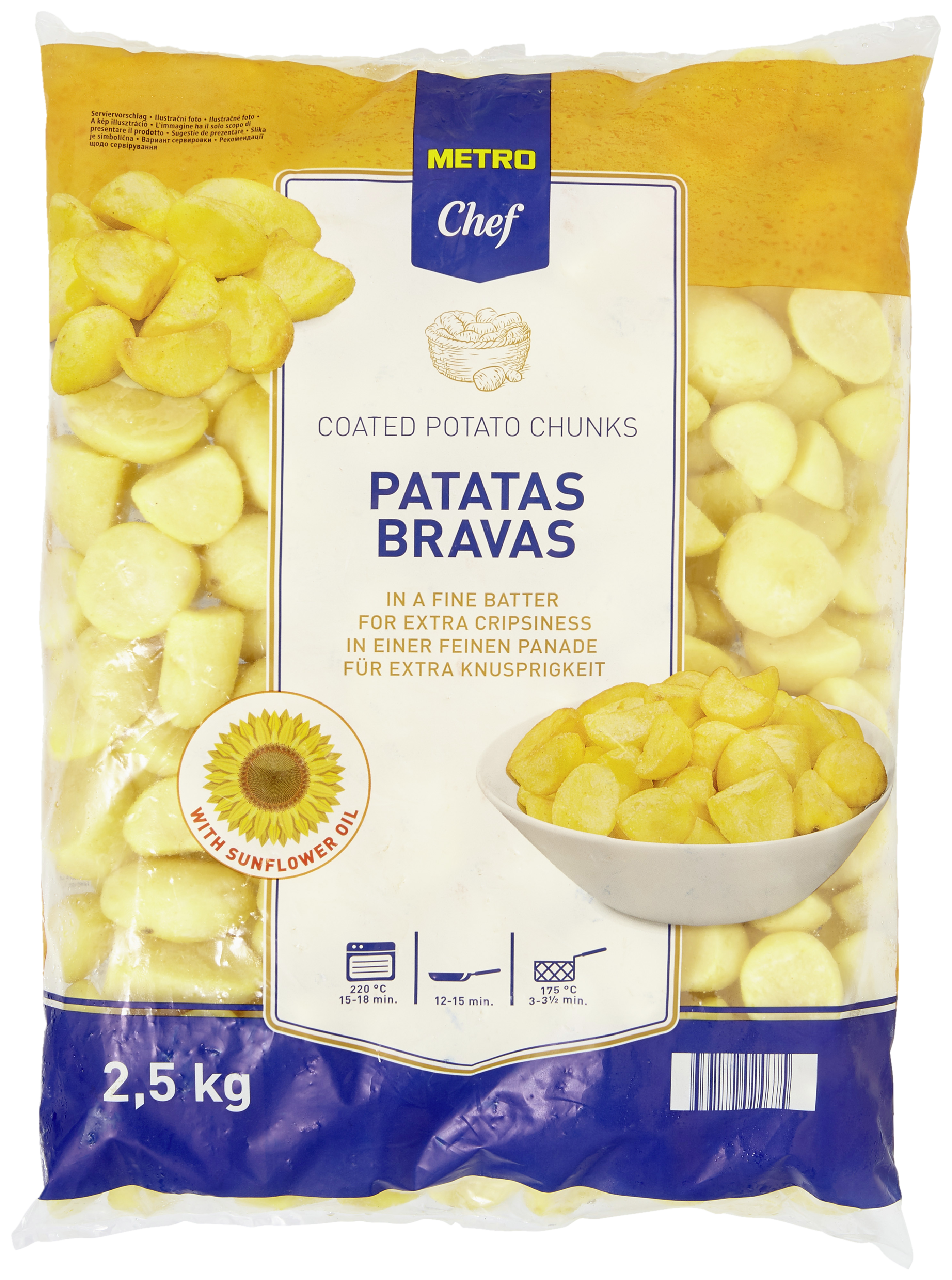 METRO Chef Patatas Bravas tiefgefroren - 2,5 kg Beutel