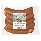 Grasmehr Frankfurter Rindswurst Naturdarm gekühlt 10 Stück à 120 g - 1,2 kg Packung