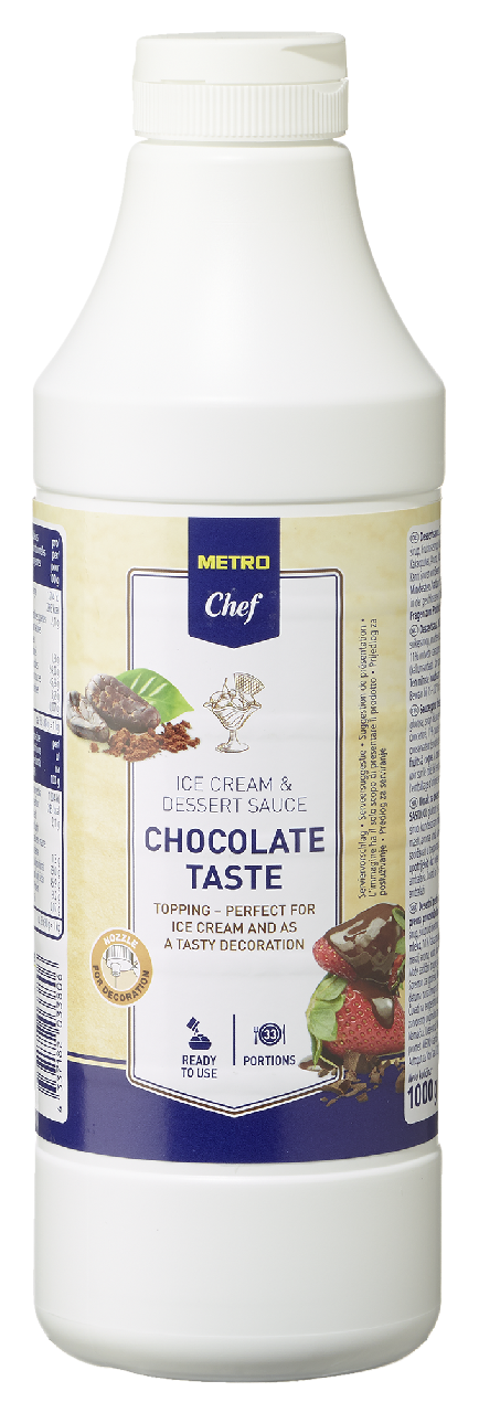 METRO Chef Dessertsauce Schokolade - 1 kg Flasche