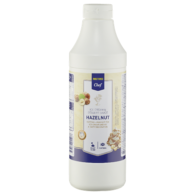 METRO Chef Dessertsauce Haselnuss - 1 kg Flasche