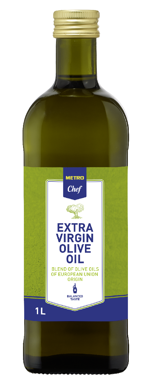 METRO Chef Olivenöl extra virgin Glasflasche - 1 l Flasche