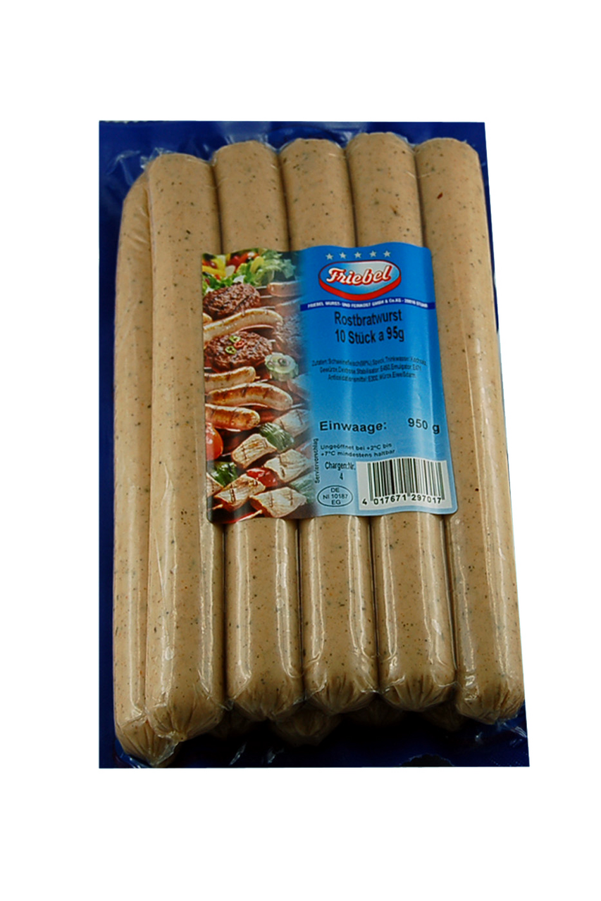 Friebel Rostbratwurst 10 Stück à 95 g - 950 g Packung