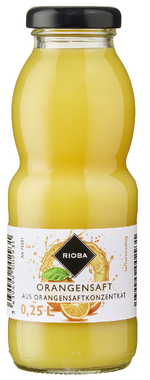 RIOBA Orangensaft - 250 ml Flasche