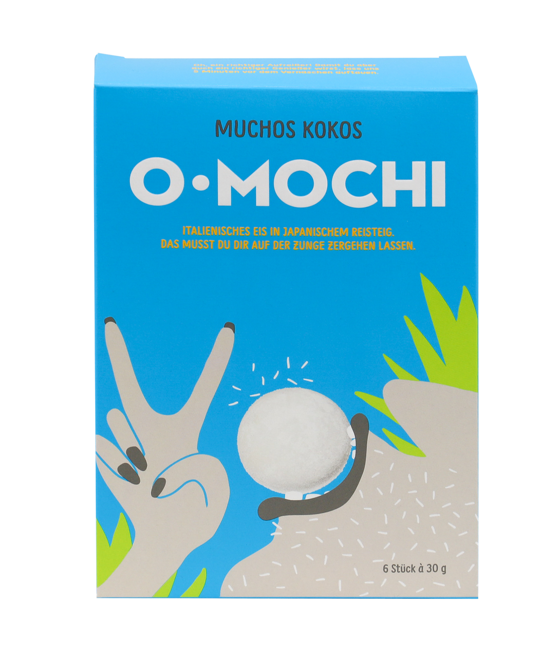O-MOCHI Eis Coconuts tiefgefroren 6 Stück à 30 g - 180 g Packung