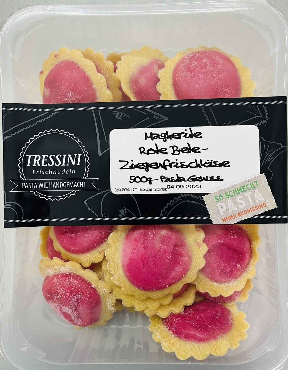 Tressini Magherite Rote Bete & Ziegenkäse gekühlt - 500 g Karton
