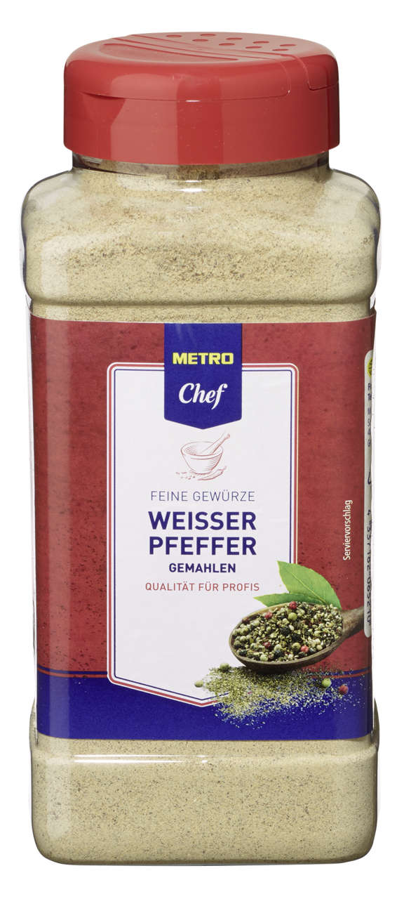 METRO Chef Bag Pfeffer Weiß gemahlen - 550 g Dose