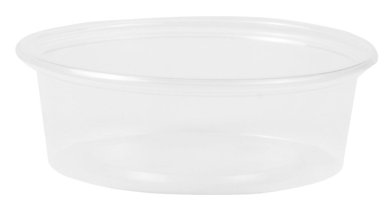 PAPSTAR Dressingbecher Transparent 50 ml Polypropylen (PP) rund Ø 7,1 cm - 50 Stück