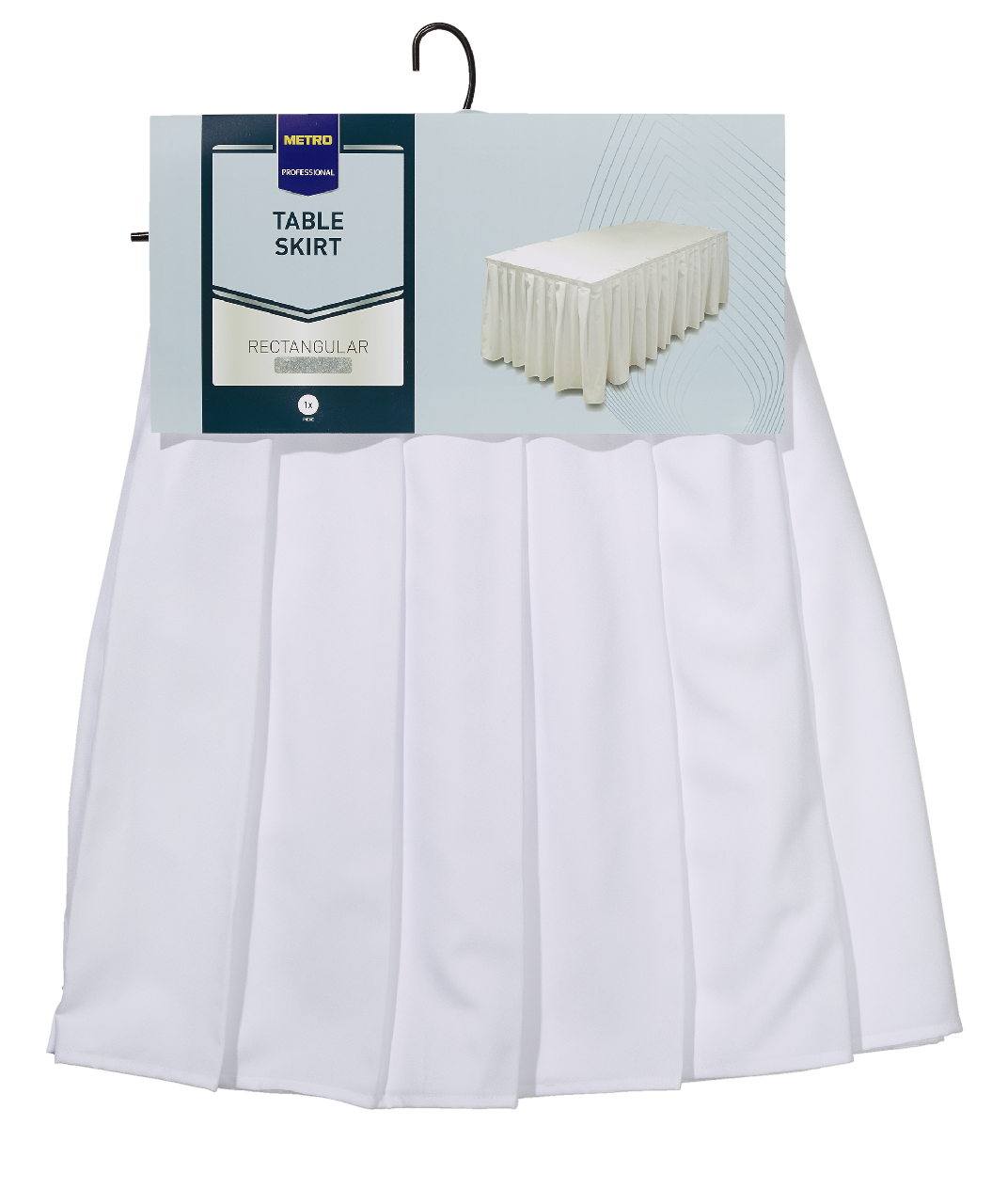 METRO PROFESSIONAL Bankett - Skirting Weiß 73 x 410 cm - 1 Stück