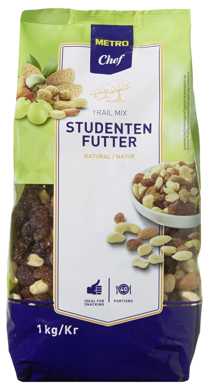 METRO Chef Studentenfutter mit Erdnüssen - 1 kg Beutel