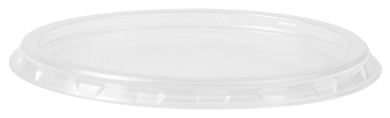 PAPSTAR Deckel für Dressingbecher Transparent Polypropylen (PP) rund Ø 7,1 cm - 50 Stück