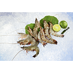 METRO Chef Black Tiger Garnelen tiefgefroren, mit Glasur, roh, mit Kopf und Schale, Aquakultur, ca. 13 - 15 Stück - 800 g Packung