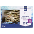 METRO Chef Black Tiger Garnelen mit Kopf und Schale tiefgefroren ca. 20 - 30 Stück ATG 800 g - 1 kg Packung
