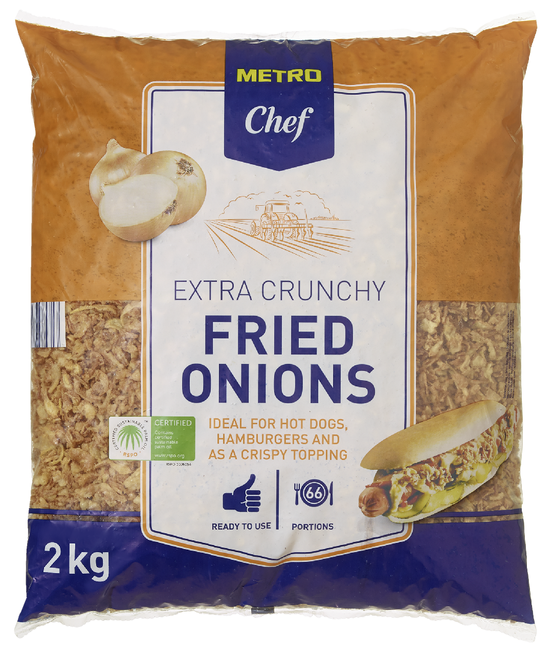 METRO Chef Röstzwiebeln - 2 kg Beutel