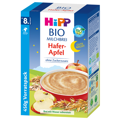 Hipp Bio Milchbrei Gute Nacht Hafer Apfel 450 G Schachtel Metro