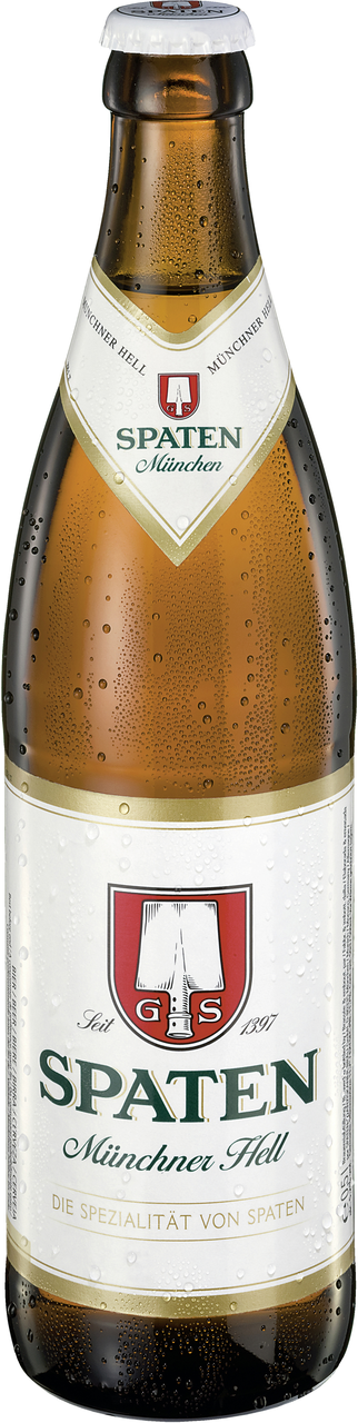 Spaten Münchner Hell Glas Mehrweg - 20 x 0,5 l Kasten