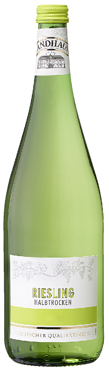 Landhaus Riesling halbtrocken - 1 l Flasche