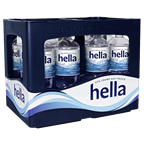 Hella Natürliches Mineralwasser Classic Glas - 12 x 1 l Flaschen