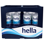 Hella Natürliches Mineralwasser Classic Glas - 12 x 1 l Flaschen